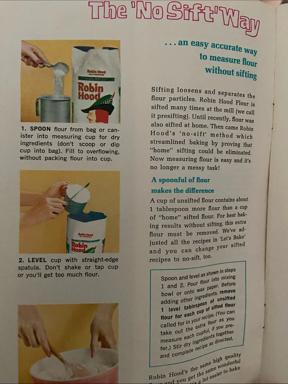 Vintage 70s 1970s RETRO illustrations illustrated Robin Hood ad Baking cookbook